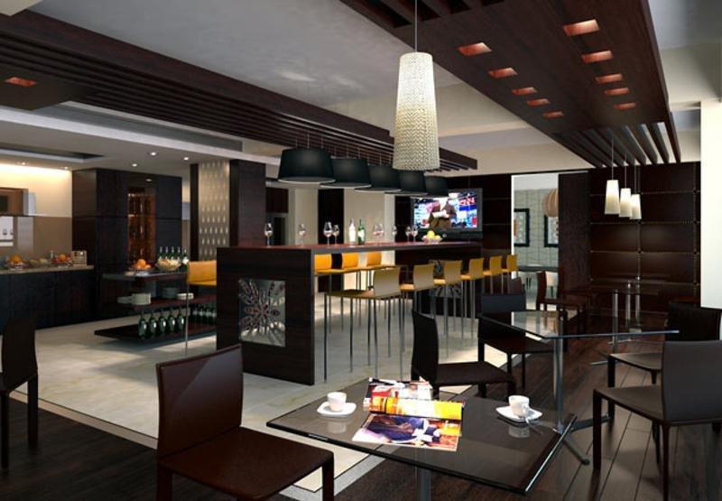 فندق جايبور ماريوت المطعم الصورة The lounge at the airport